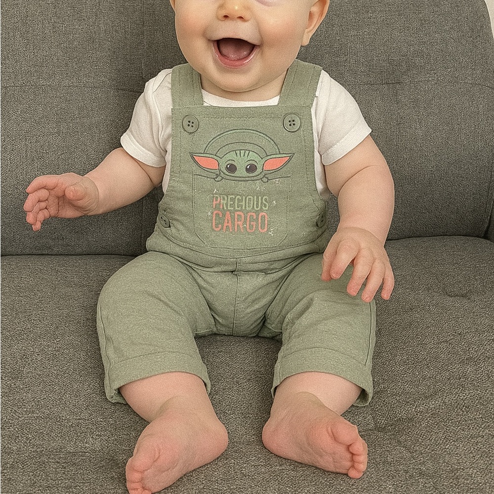 Star Wars Kids Olive Overalls